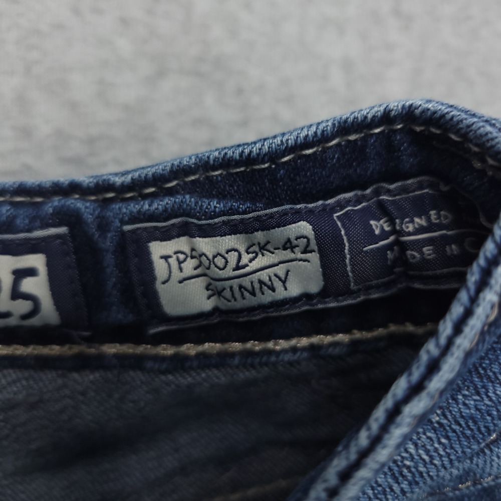Miss Me Jeans Women's 25 Skinny Low Rise Med wash JP50025k-42 - Picture 7 of 12